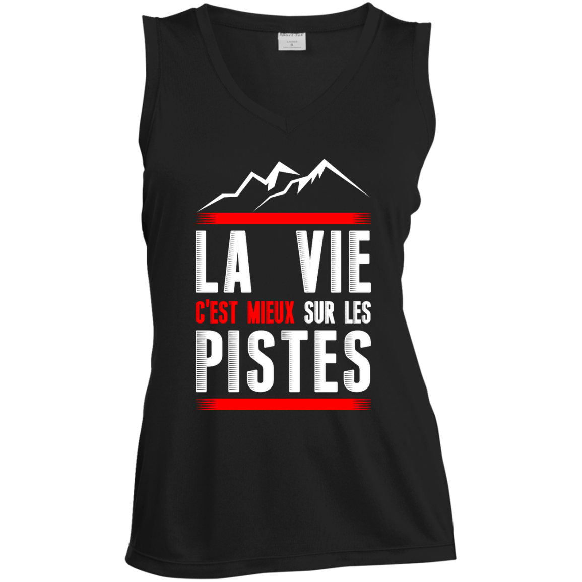 Life Is Better On Slopes - French Tank Tops - Powderaddicts