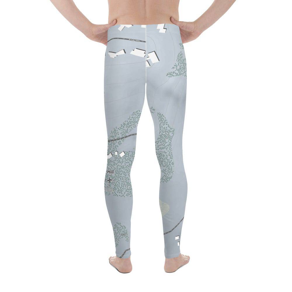 Little Ski Hill, Idaho Ski Trail Map Men's Base Layer Bottom - Powderaddicts