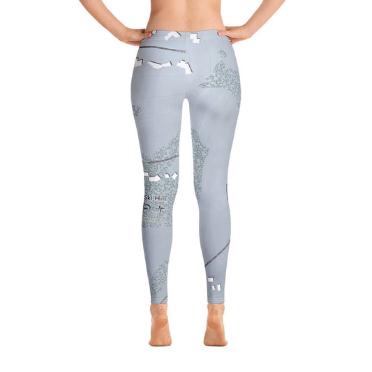 Little Ski Hill, Idaho Ski Trail Map Women's Base Layer Bottom - Powderaddicts
