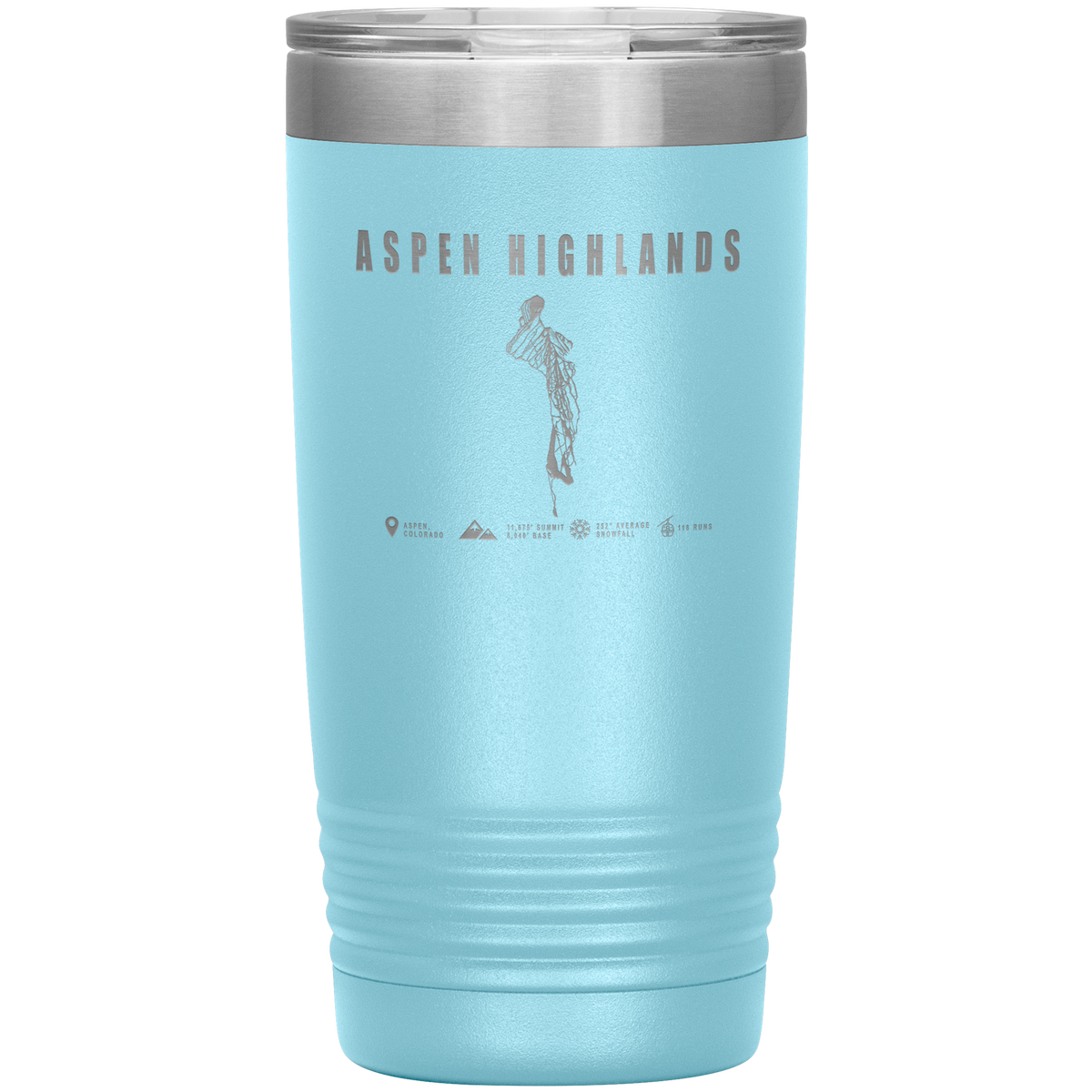 Aspen Highlands, Colorado Ski Resort 20oz Tumbler - Powderaddicts