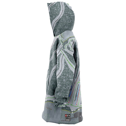 Loup Loup, Washington Ski Trail Map Snuggie - Powderaddicts