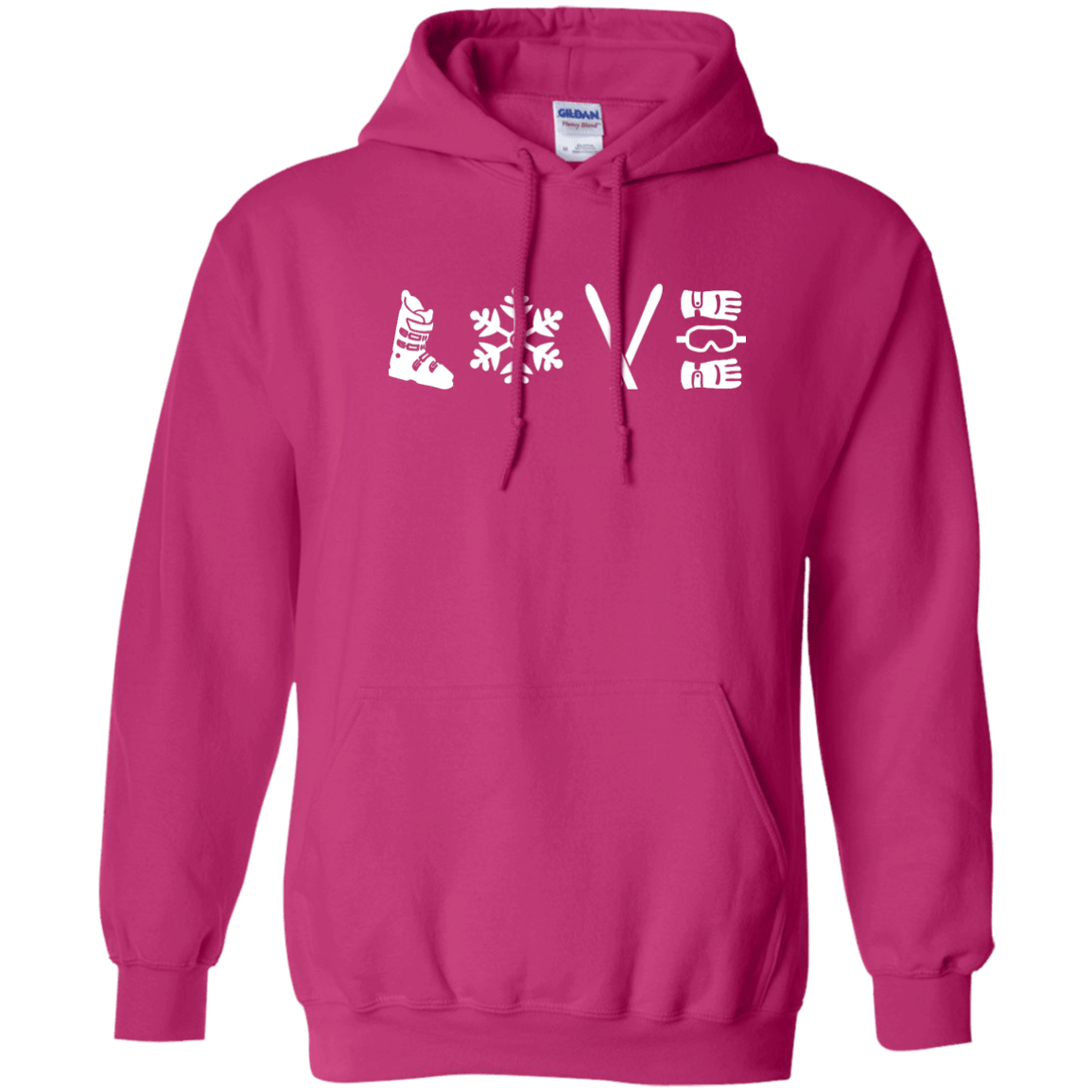 Love Ski Pullover Hoodies - Powderaddicts