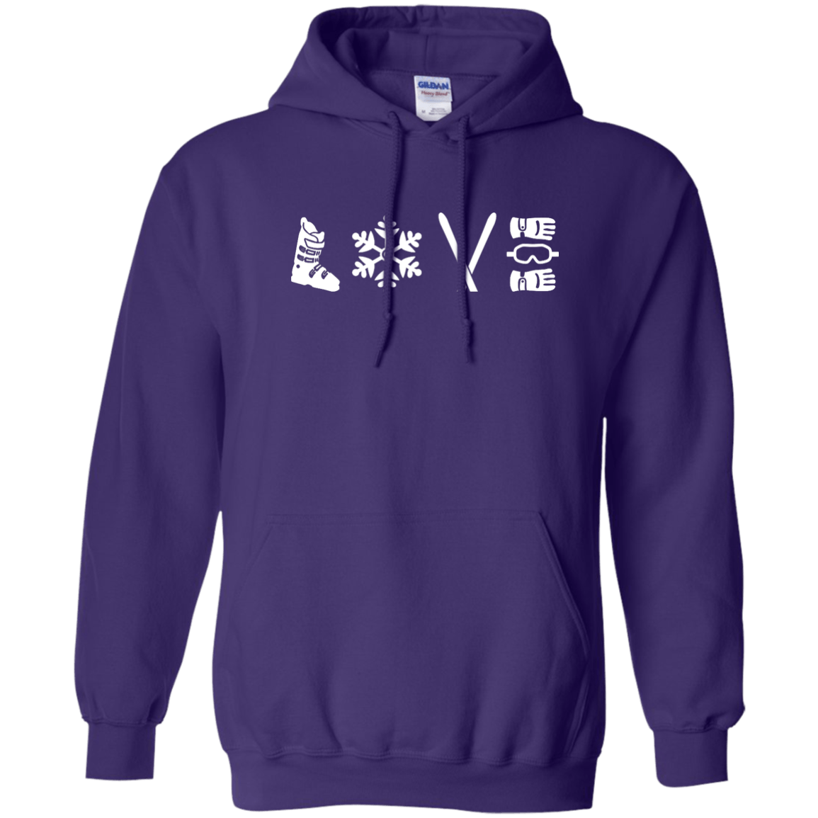 Love Ski Pullover Hoodies - Powderaddicts