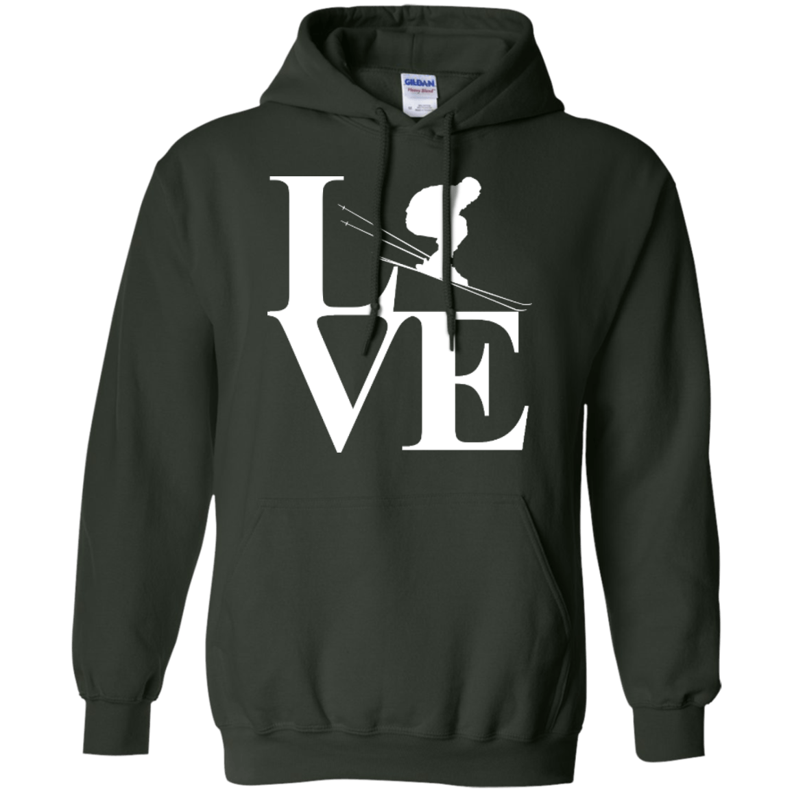 Love Skiing Hoodies - Powderaddicts