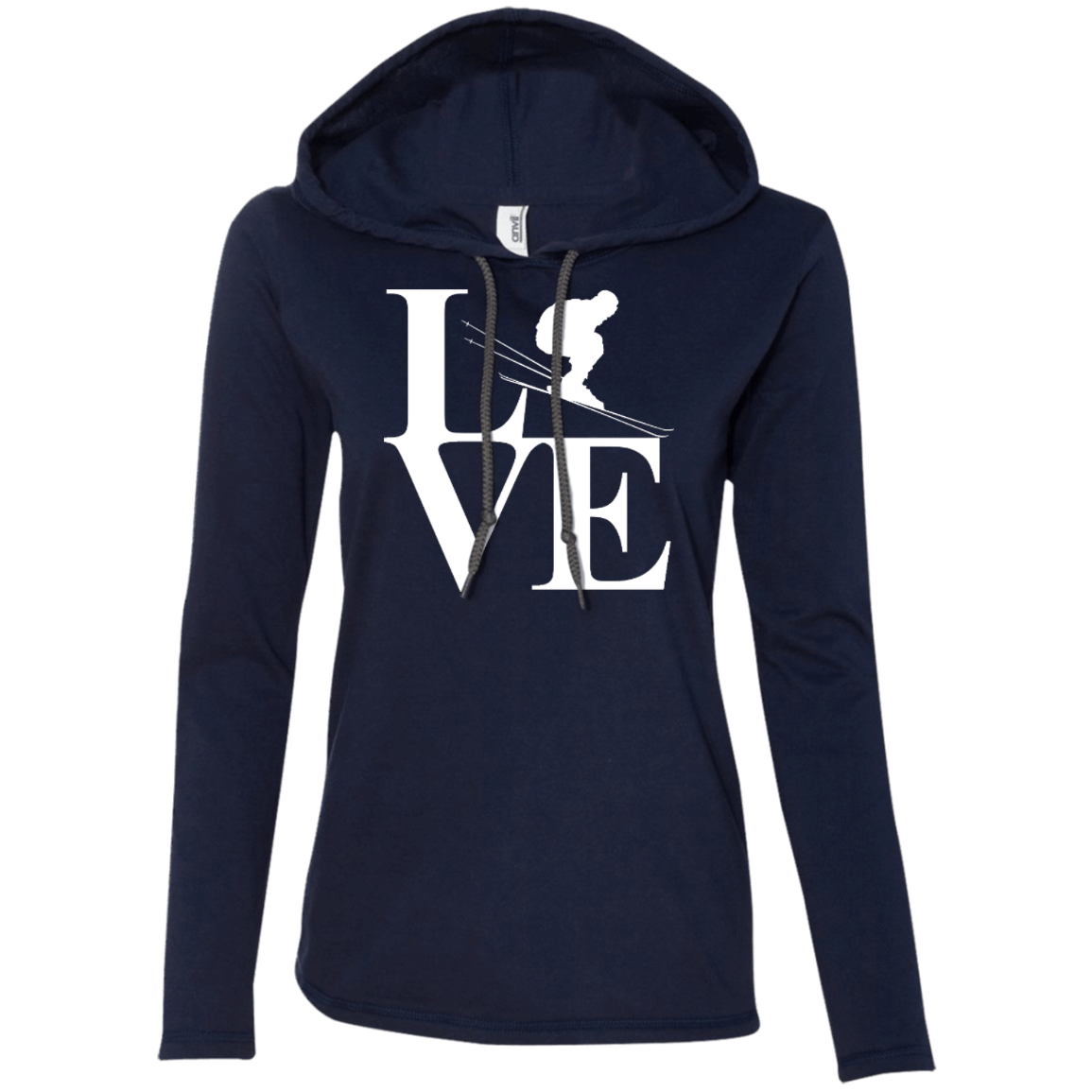 Love Skiing Hoodies - Powderaddicts