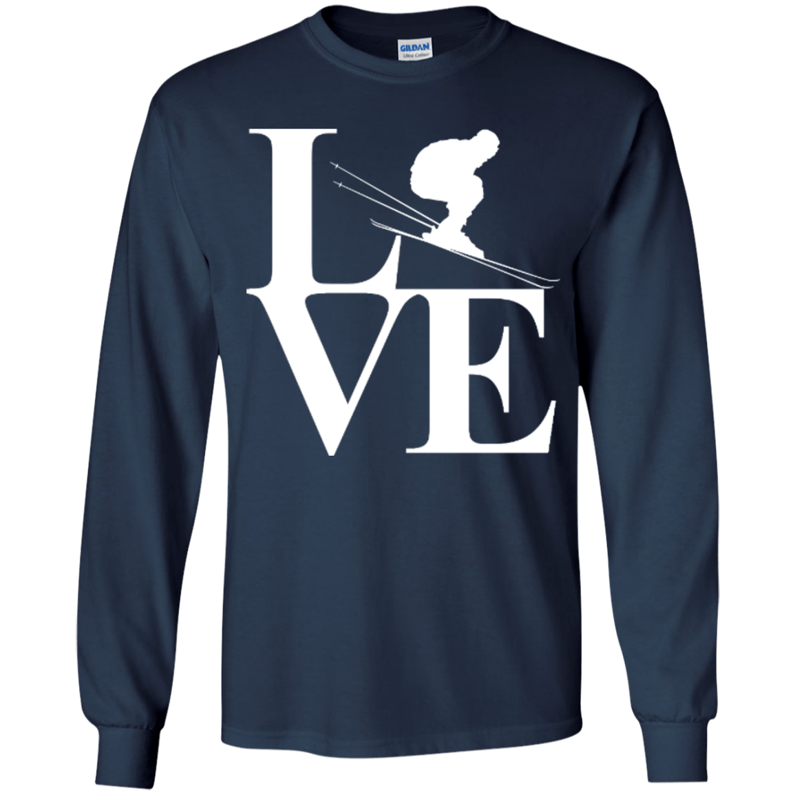 Love Skiing Youth Long Sleeves - Powderaddicts