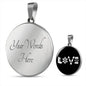 Love Snowboard Pendant Necklace - Powderaddicts