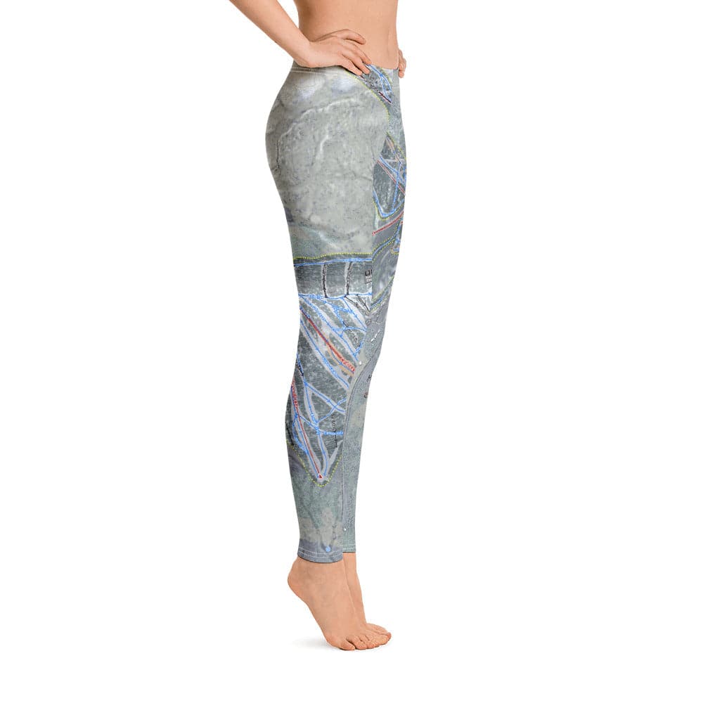 Lutsen Mountains, Minnesota Ski Trail Map Women's Base Layer Bottom - Powderaddicts