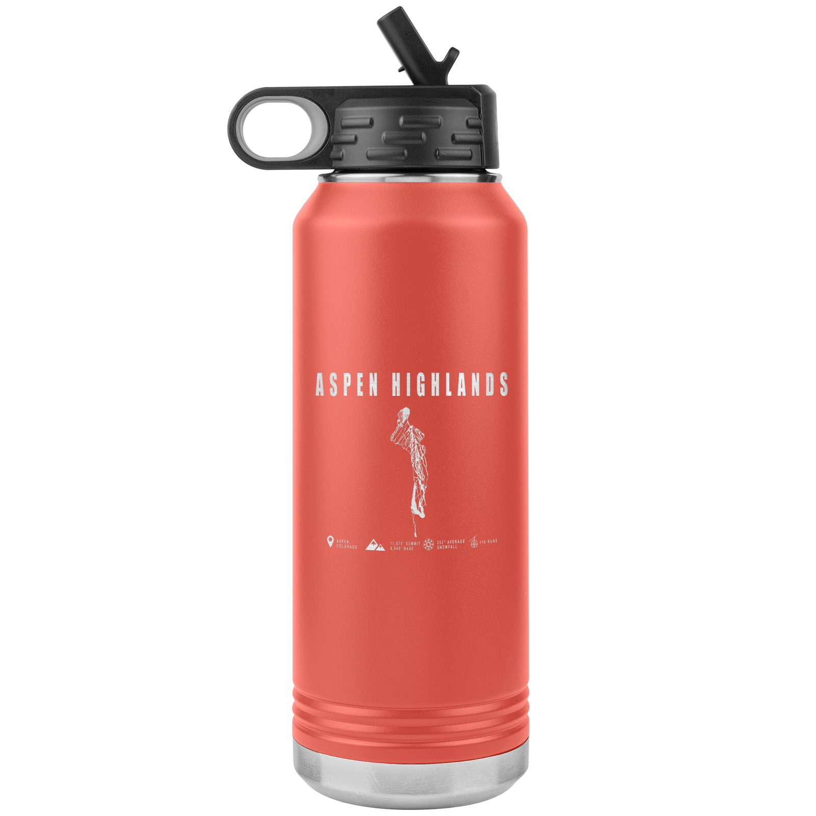 Aspen Highlands, Colorado Ski Resort 32oz Tumbler - Powderaddicts