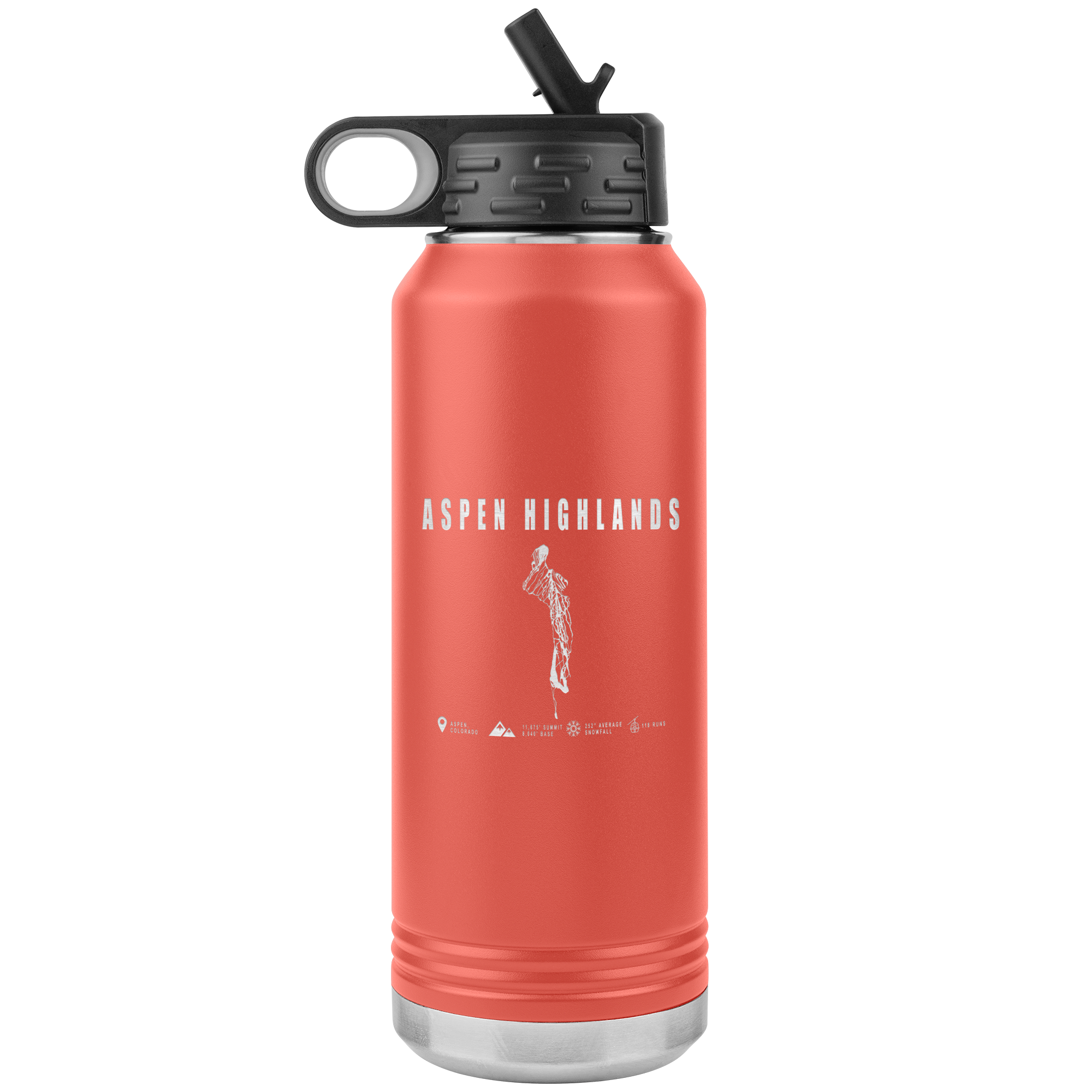 Aspen Highlands, Colorado Ski Resort 32oz Tumbler - Powderaddicts