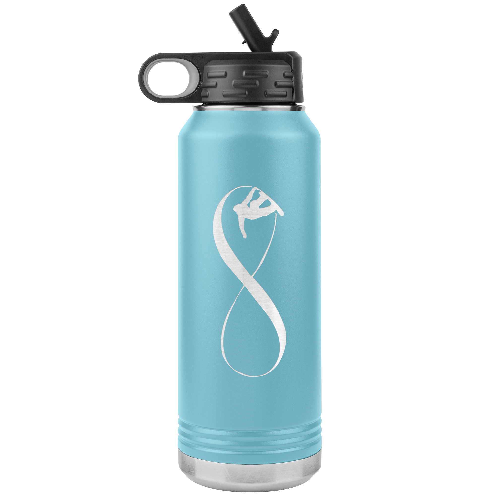 Infinity Snowboard 32oz Water Bottle Tumbler - Powderaddicts