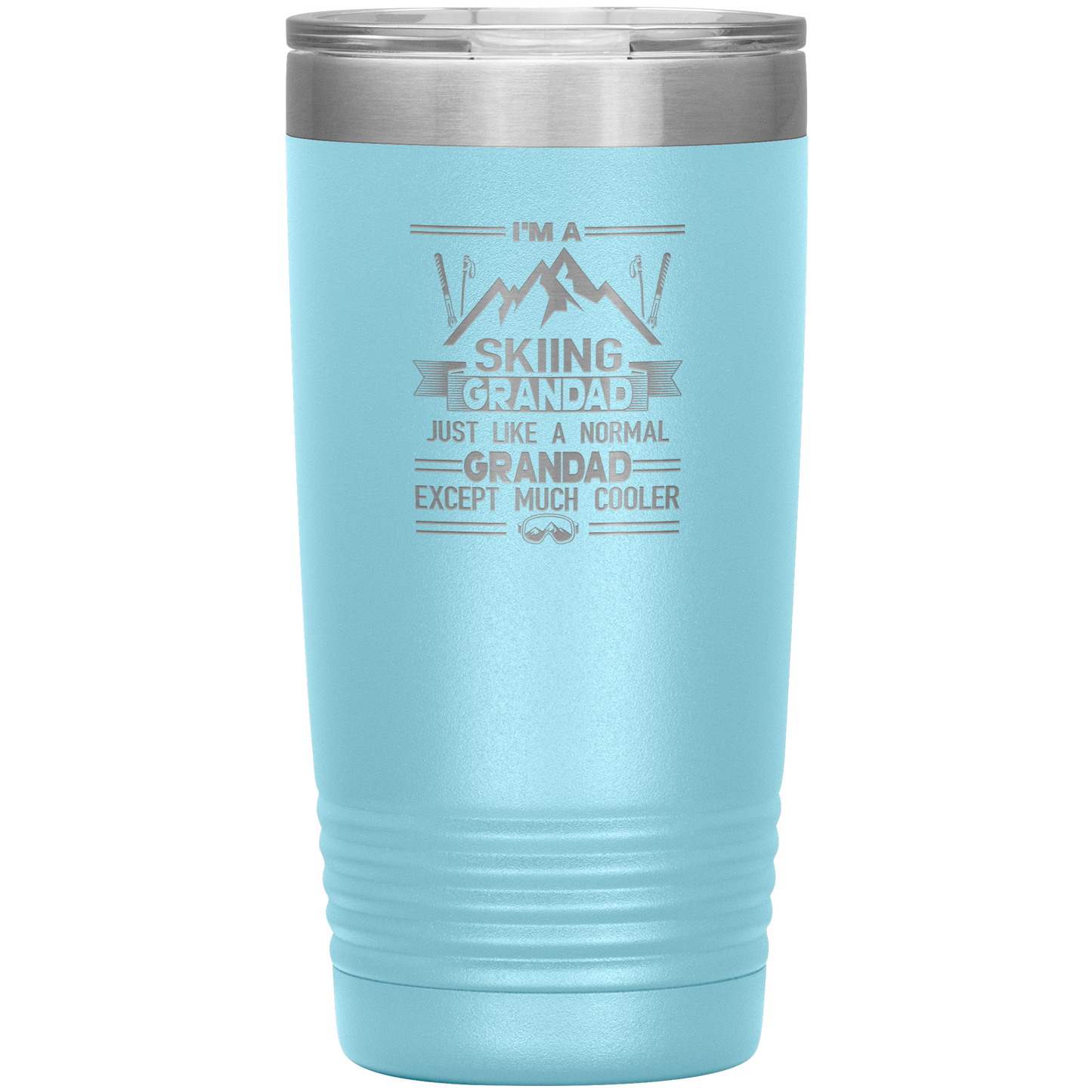 I'm A Skiing Grandad 20oz Tumbler - Powderaddicts
