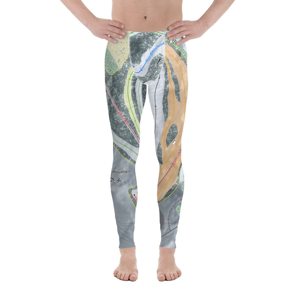 Mad River Mountain, Ohio Ski Trail Map Men's Base Layer Bottom