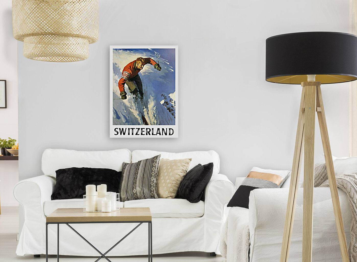 Man Skiing in Switzerland - Powderaddicts