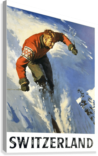 Man Skiing in Switzerland - Powderaddicts