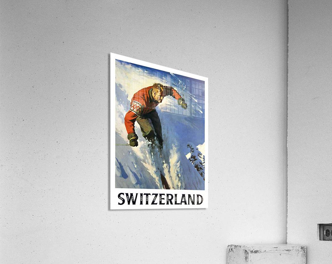 Man Skiing in Switzerland - Powderaddicts