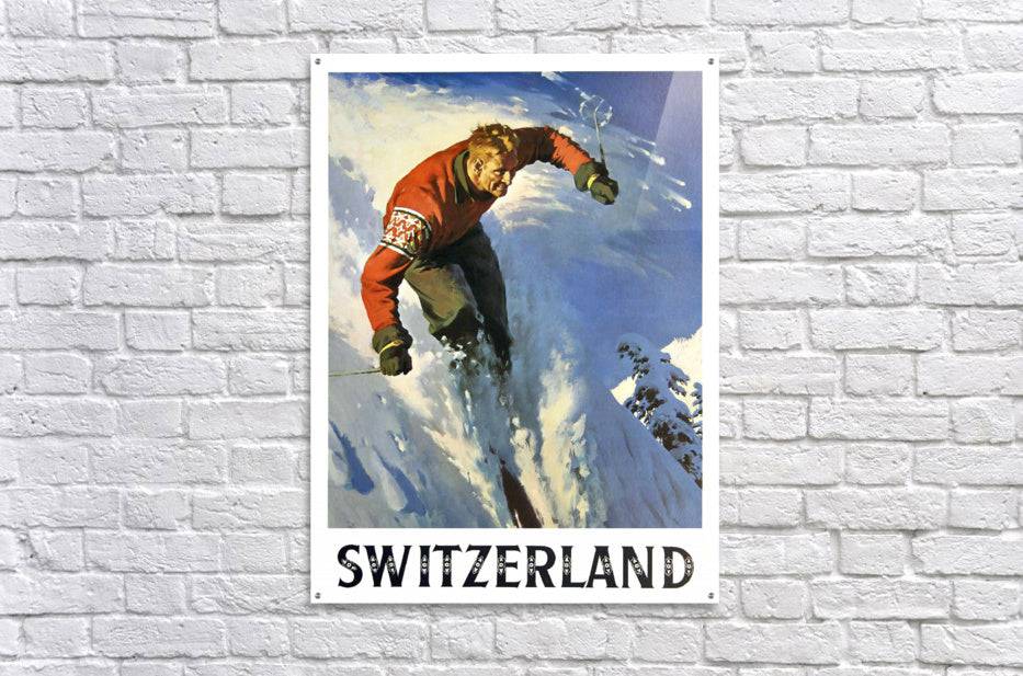 Man Skiing in Switzerland - Powderaddicts