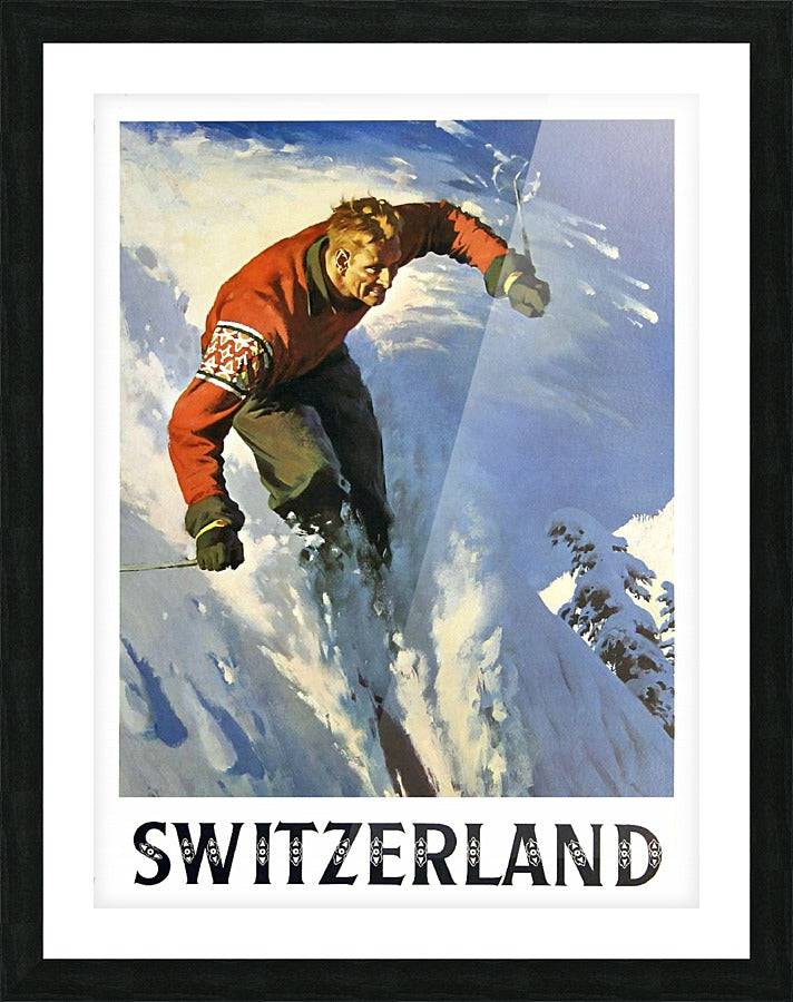 Man Skiing in Switzerland - Powderaddicts