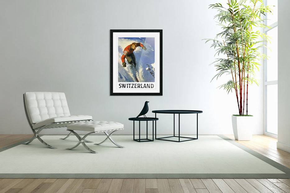 Man Skiing in Switzerland - Powderaddicts