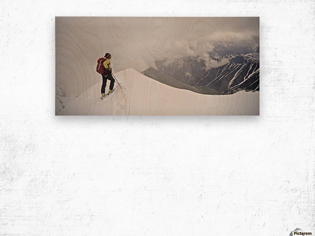 Man Skiing The North Ridge - Powderaddicts