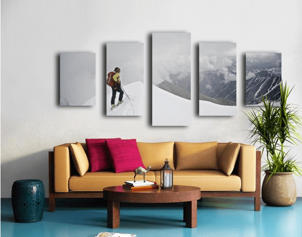 Man Skiing The North Ridge - Powderaddicts