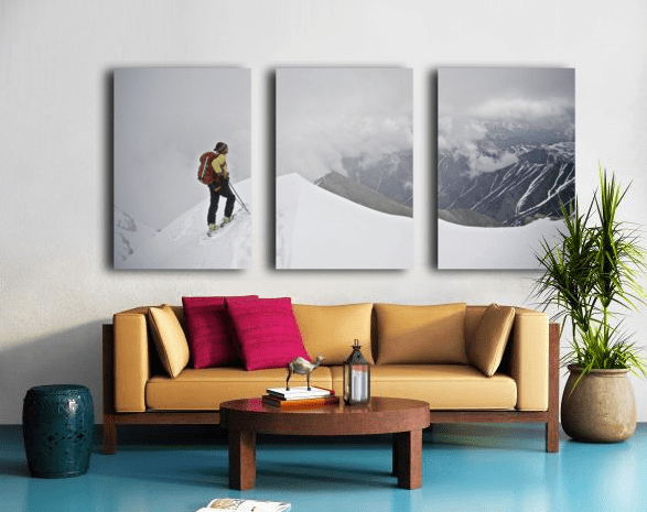 Man Skiing The North Ridge - Powderaddicts