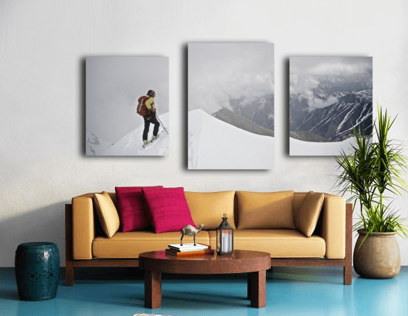 Man Skiing The North Ridge - Powderaddicts