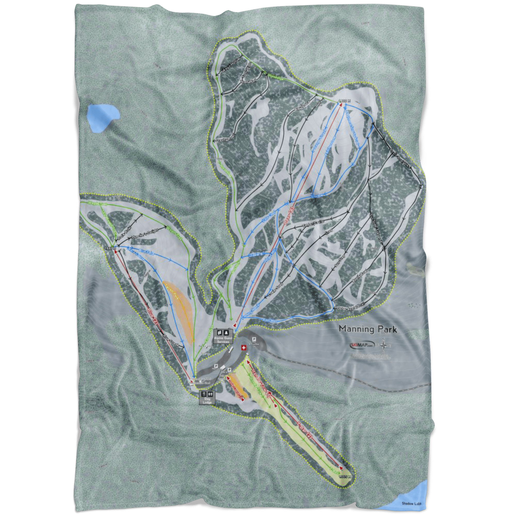 Manning park hikes sales map