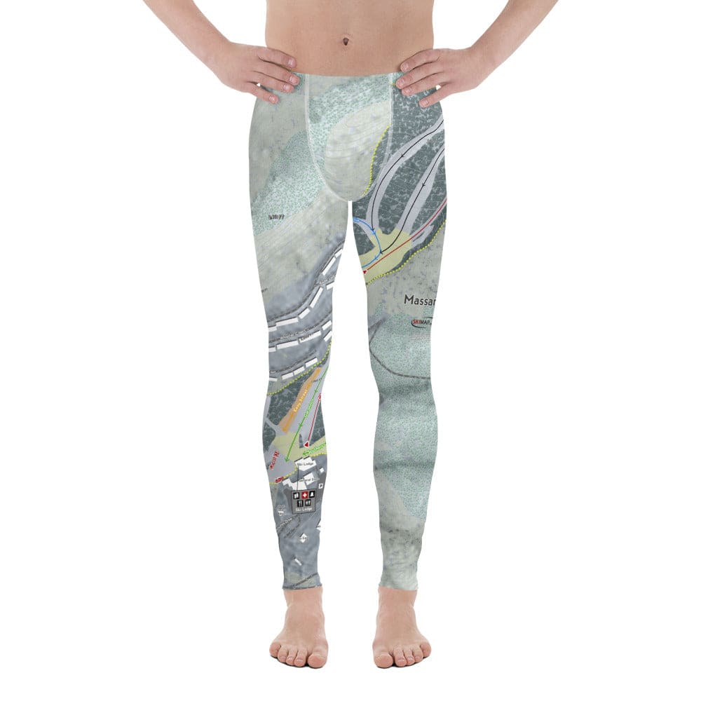 Massanutten, Virginia Ski Trail Map Men's Base Layer Bottom