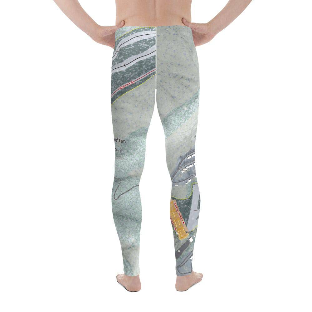 Massanutten, Virginia Ski Trail Map Men's Base Layer Bottom - Powderaddicts
