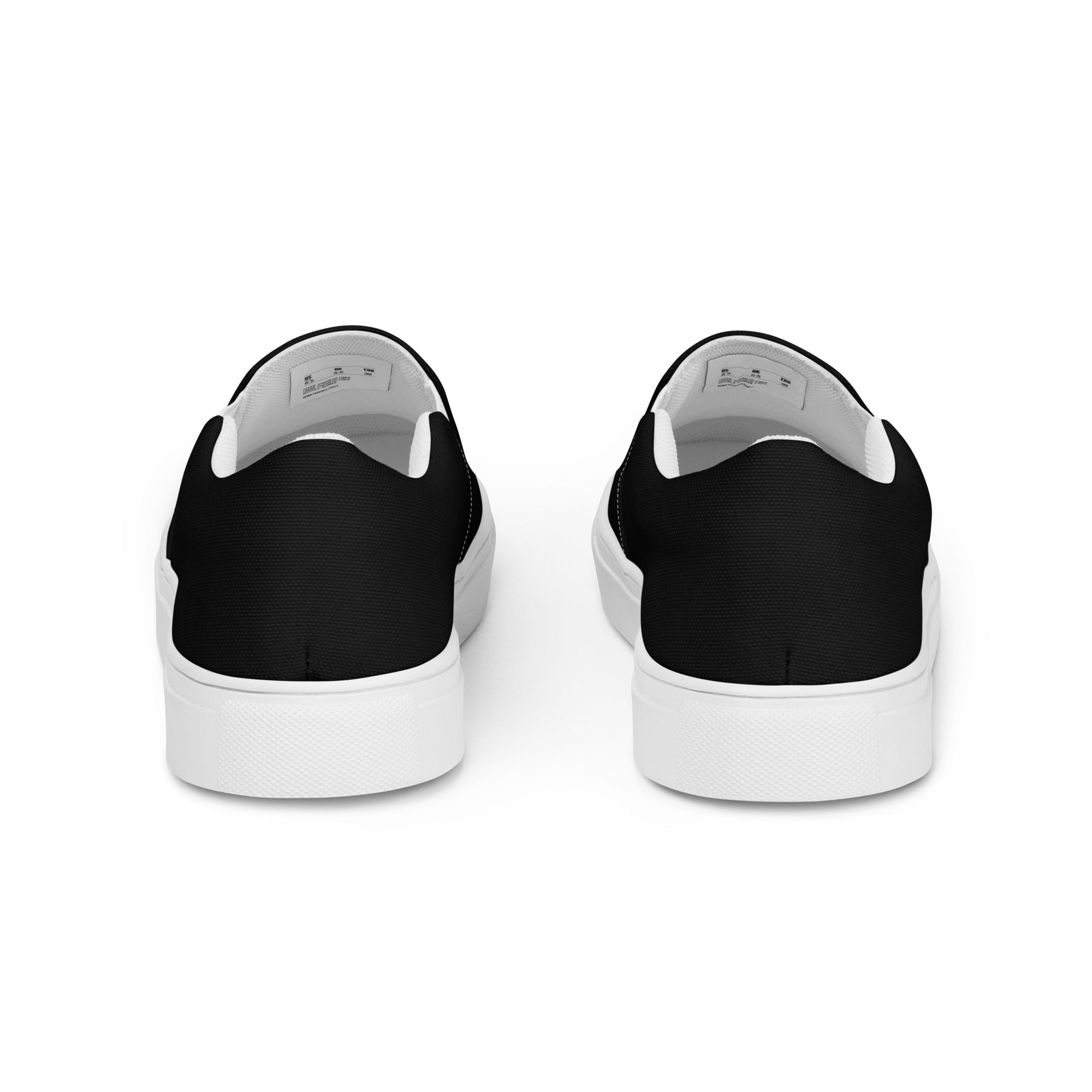 Utah Rose Bowl Black Men’s slip-on canvas shoes