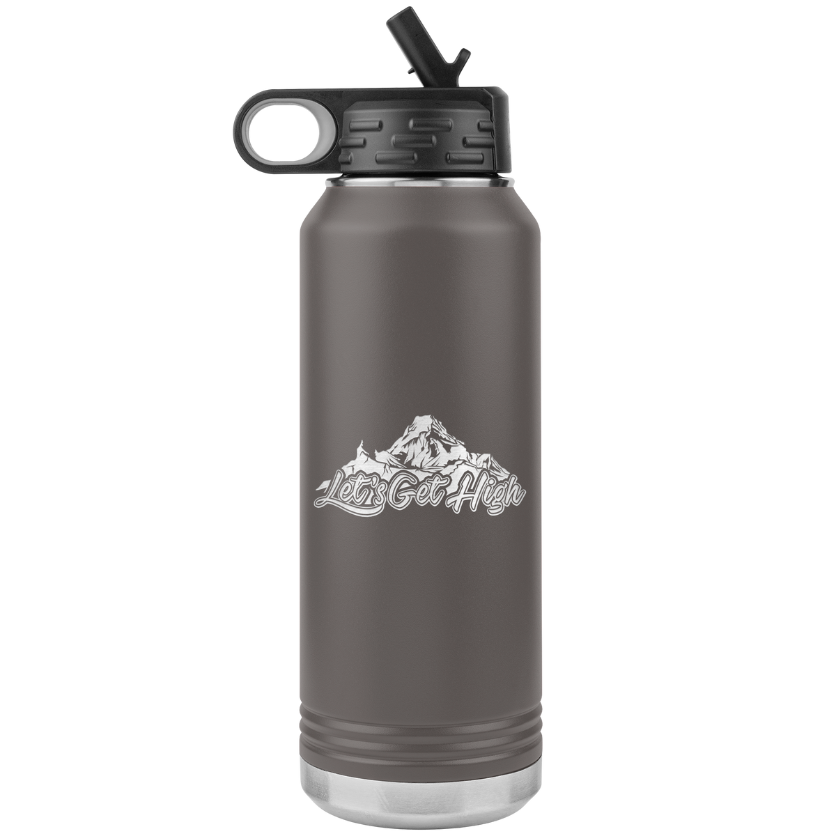 Let&#39;s Get High 32oz Water Bottle Tumbler - Powderaddicts