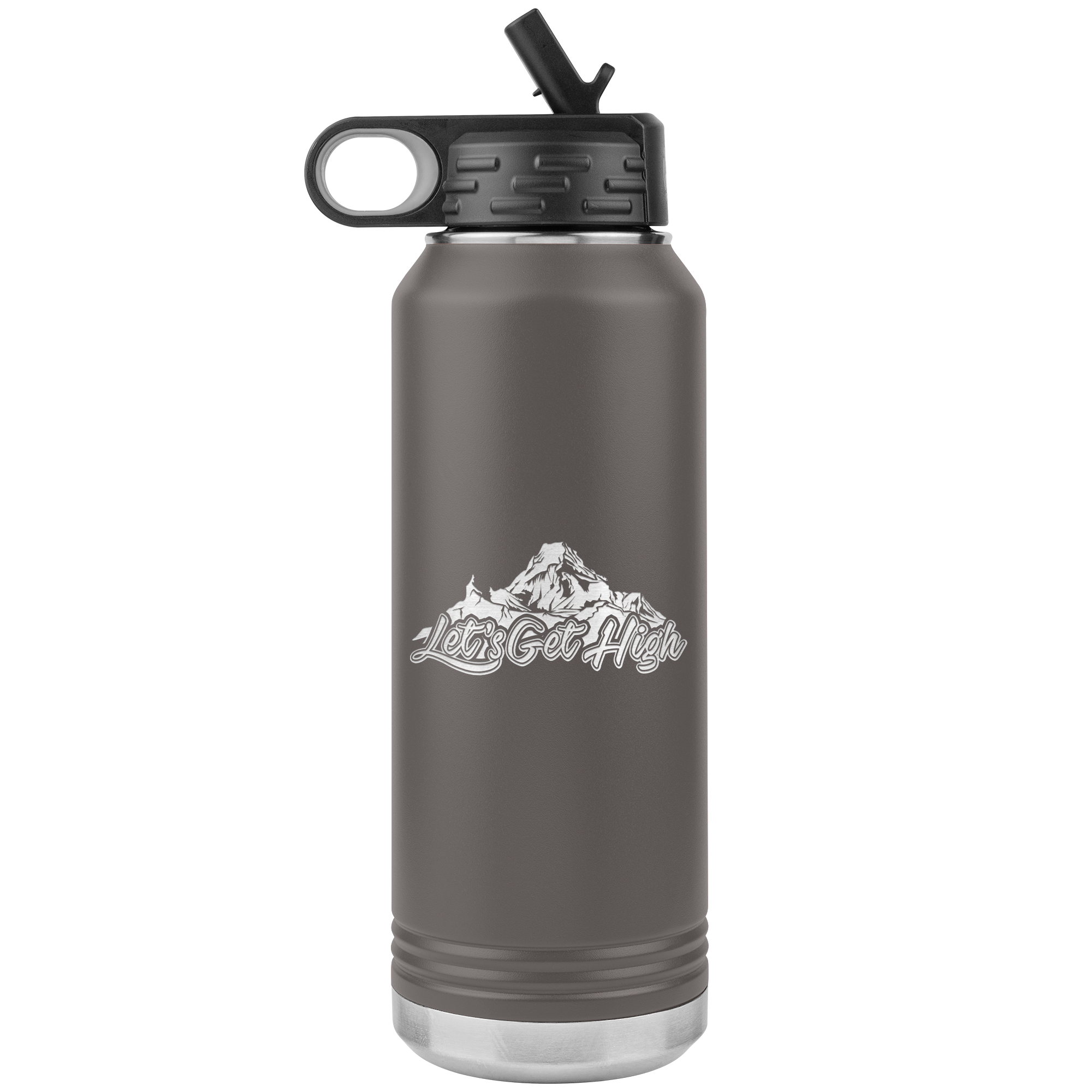 Let's Get High 32oz Water Bottle Tumbler - Powderaddicts