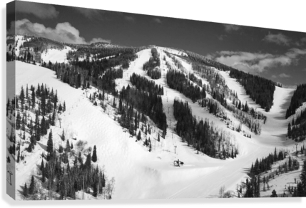 Mid Mountain Mountain Views BW - Powderaddicts