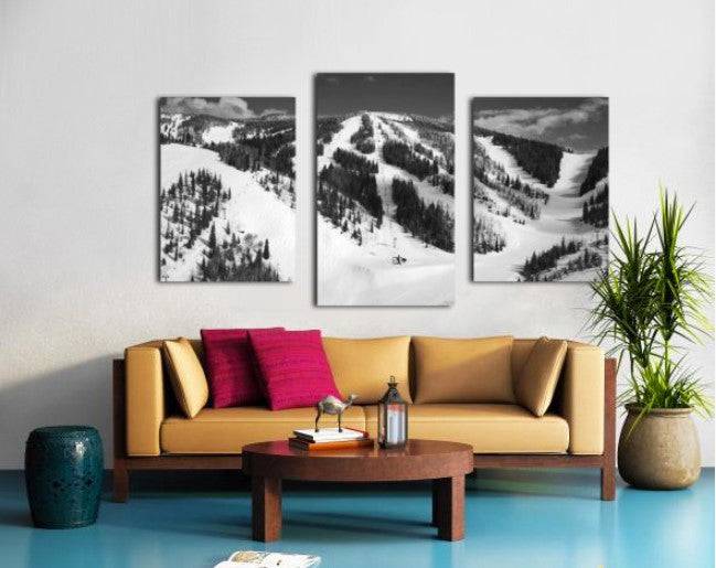 Mid Mountain Mountain Views BW - Powderaddicts