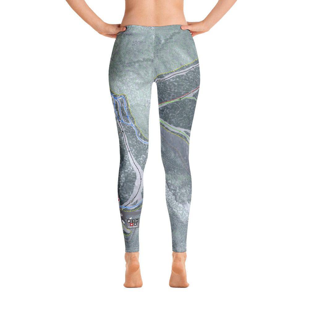 Middlebury Snow Bowl, Vermont Ski Trail Map Women's Base Layer Bottom