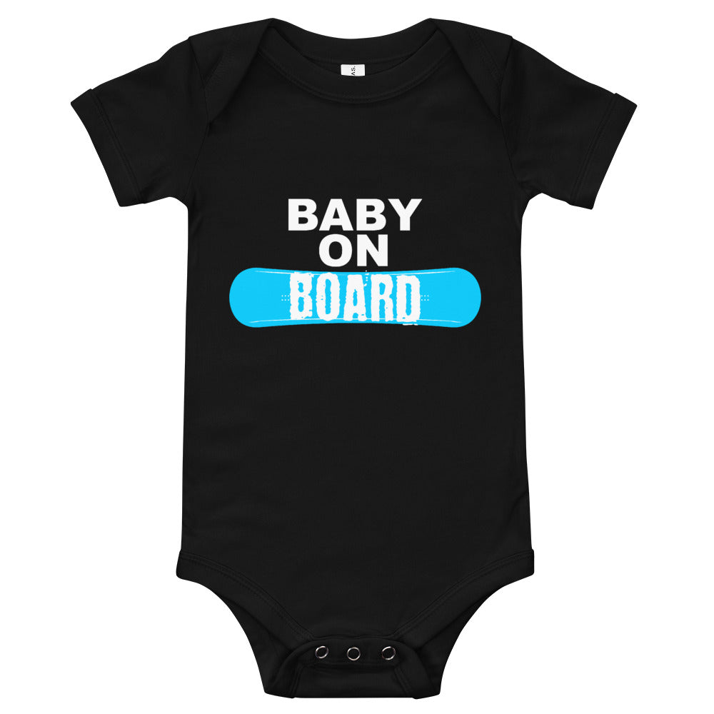 Baby On Board Boys Bodysuit - Powderaddicts