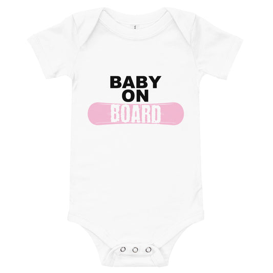 Baby On Board Baby Bodysuit - Powderaddicts