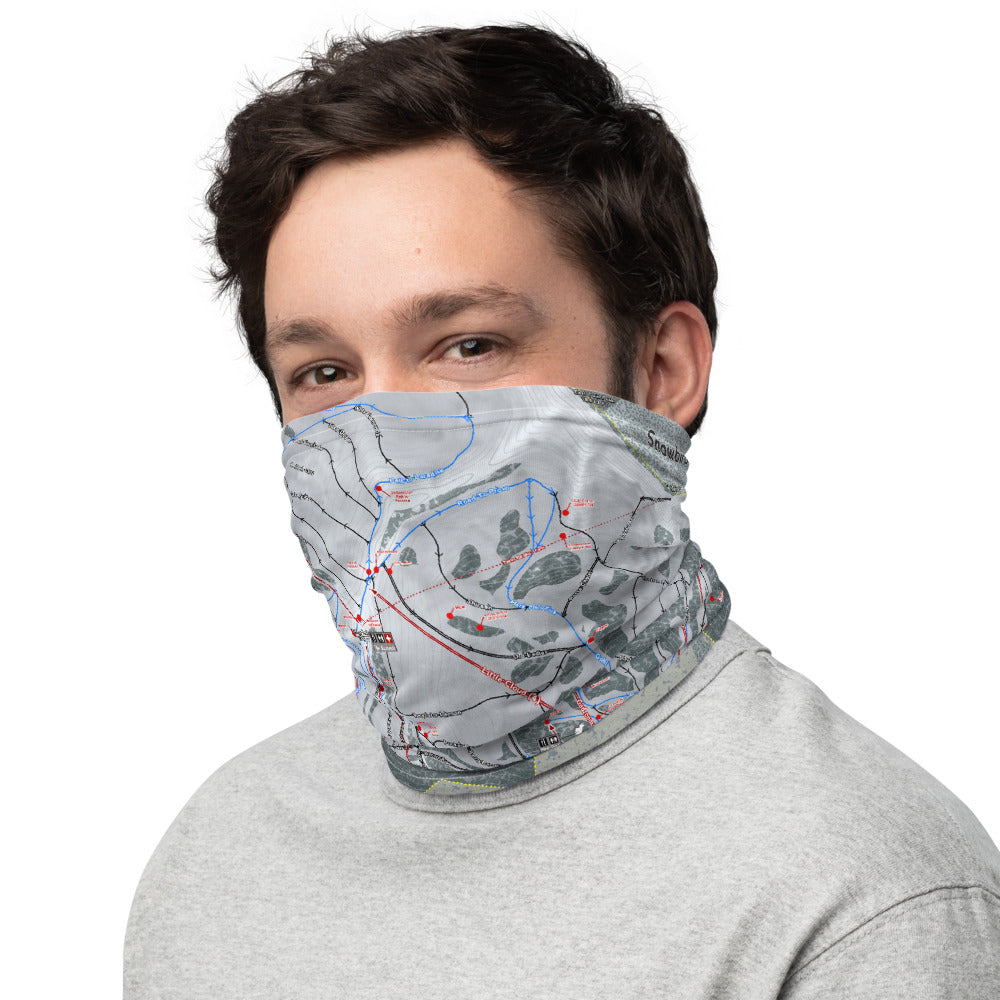 Snowbird, Utah Ski Resort Map Neck Gaiter - Powderaddicts