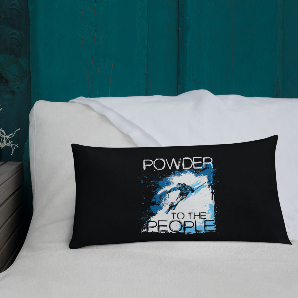 Premium Pillow Powder To The People Black - Powderaddicts