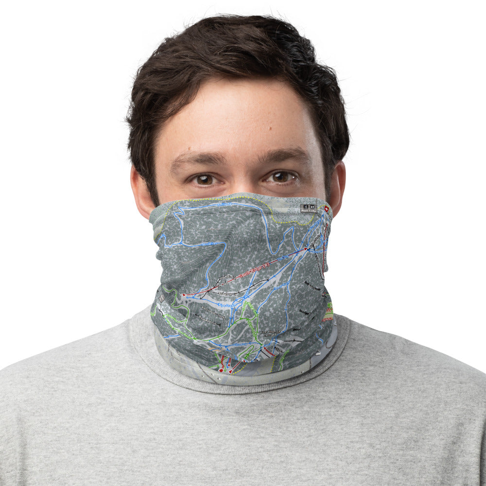 Killington, Vermont Ski Trail Map Neck Gaiter