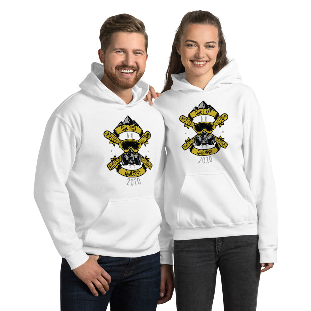 Our First Quaranski 2020 - Couples Matching Sweaters - Powderaddicts