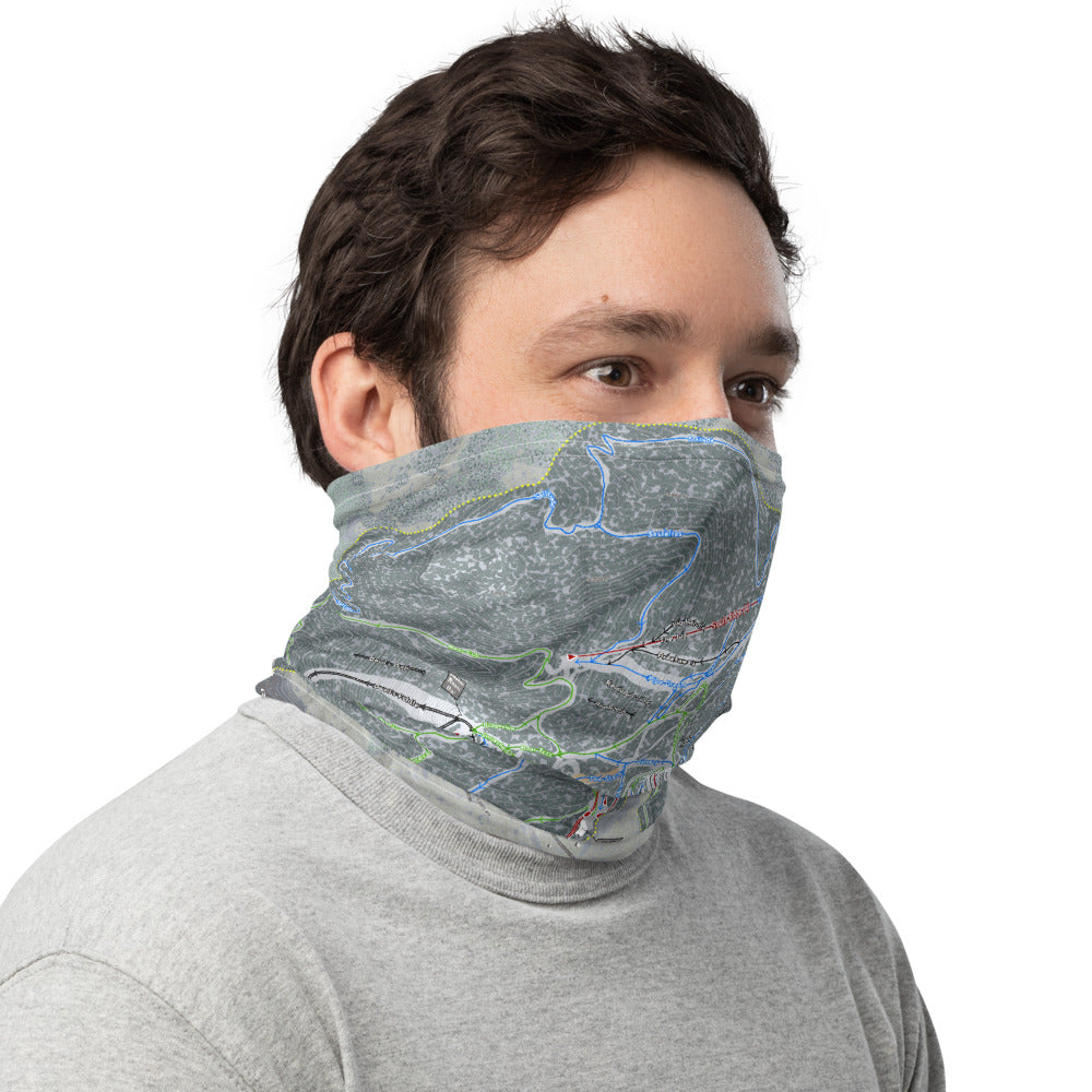 Killington, Vermont Ski Trail Map Neck Gaiter - Powderaddicts