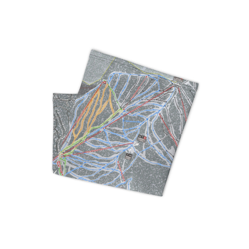 Northstar, California Ski Trail Map Neck Gaiter - Powderaddicts