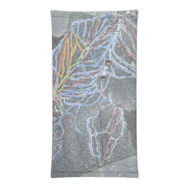Northstar, California Ski Trail Map Neck Gaiter - Powderaddicts