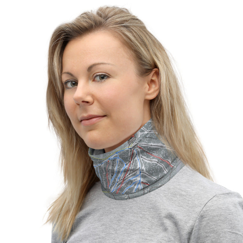 Northstar, California Ski Trail Map Neck Gaiter - Powderaddicts