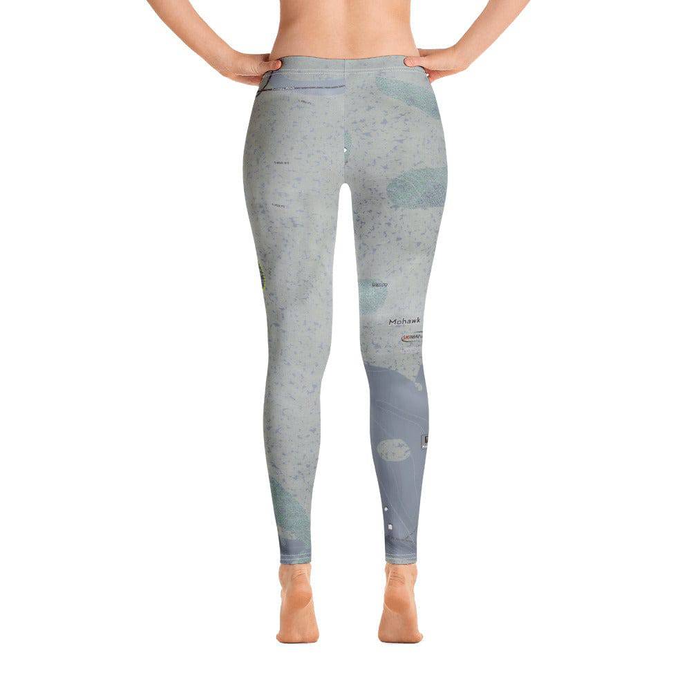 Mohawk Mountain, Connecticut Ski Trail Map Women's Base Layer Bottom