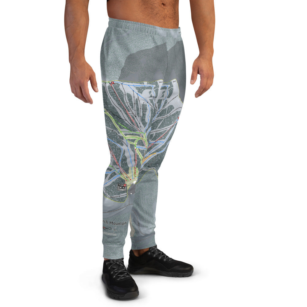 Monarch Mountain, Colorado Ski Trail Map Men's Mid-Layer - Powderaddicts