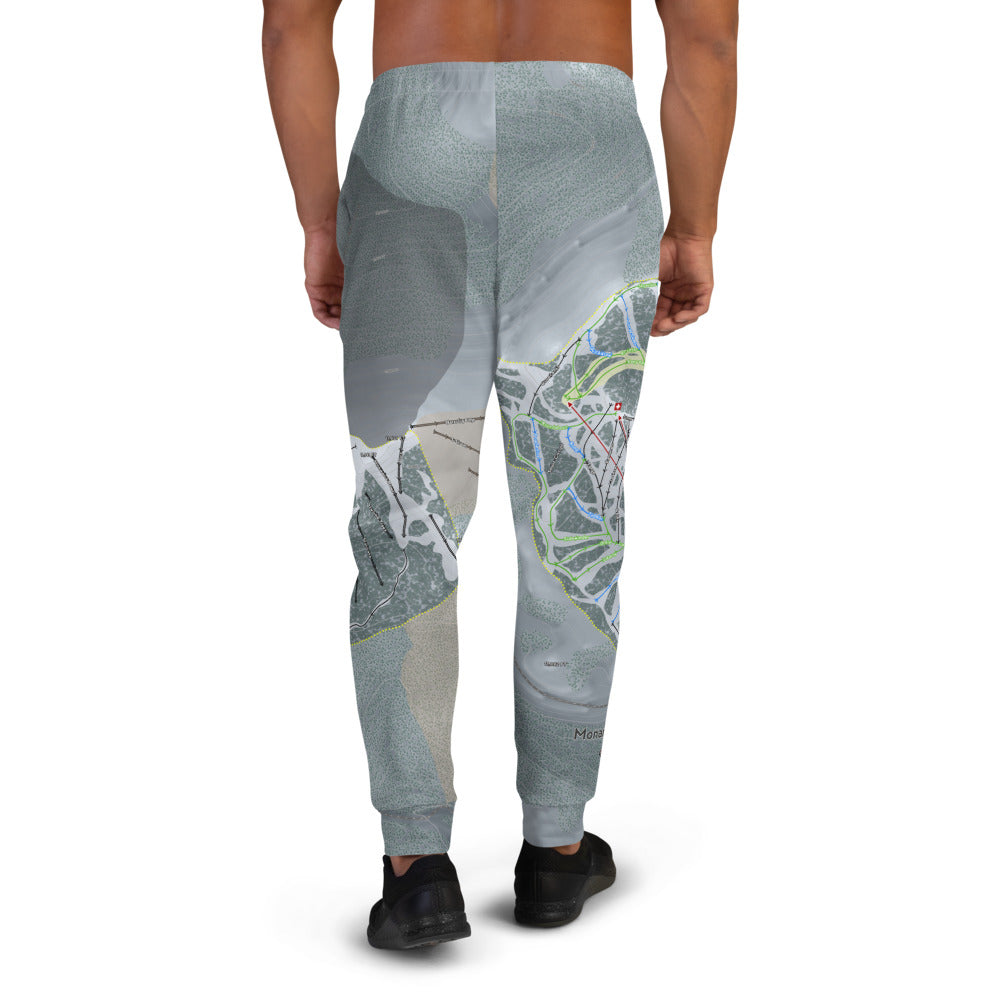 Monarch Mountain, Colorado Ski Trail Map Men's Mid-Layer - Powderaddicts