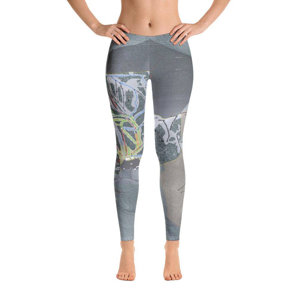 Monarch Mountain, Colorado Ski Trail Map Women's Base Layer Bottom - Powderaddicts